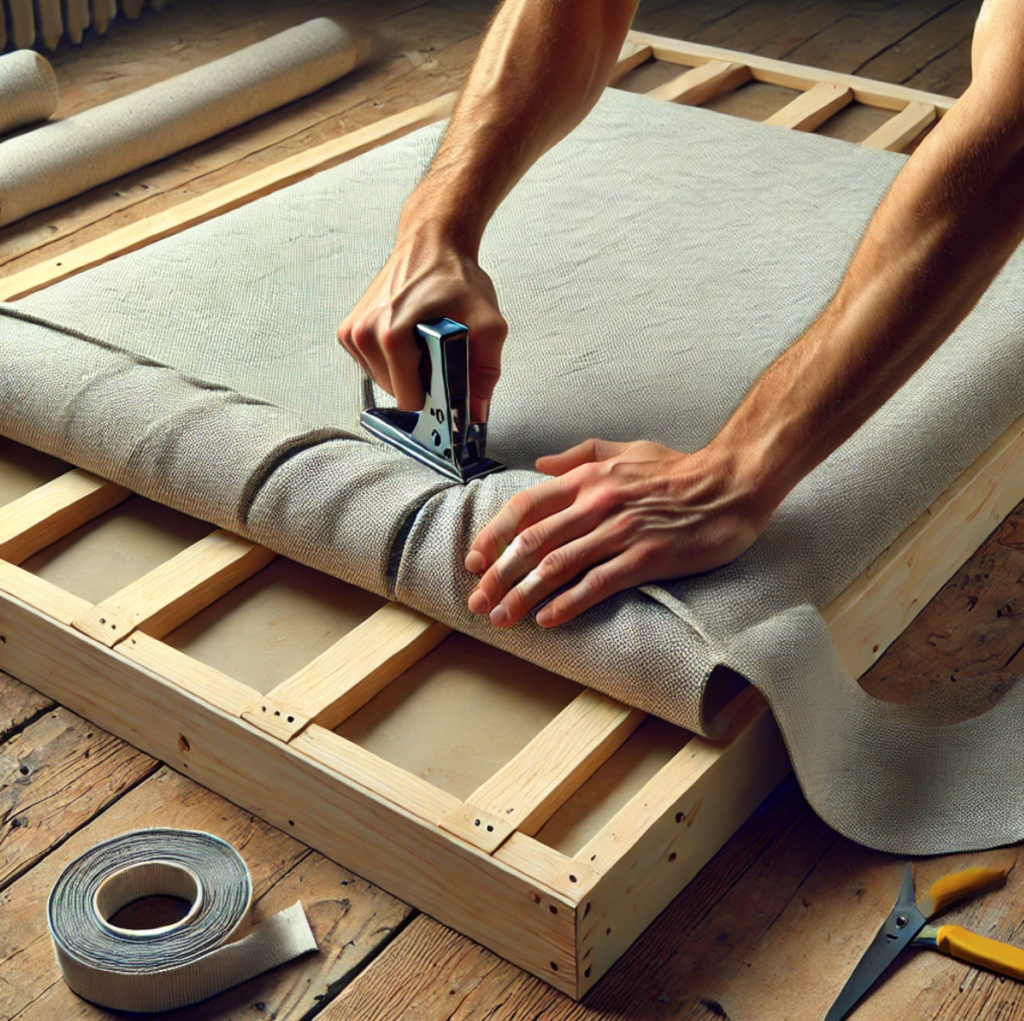 DIY Upholstered Headboard Upholster with Fabric