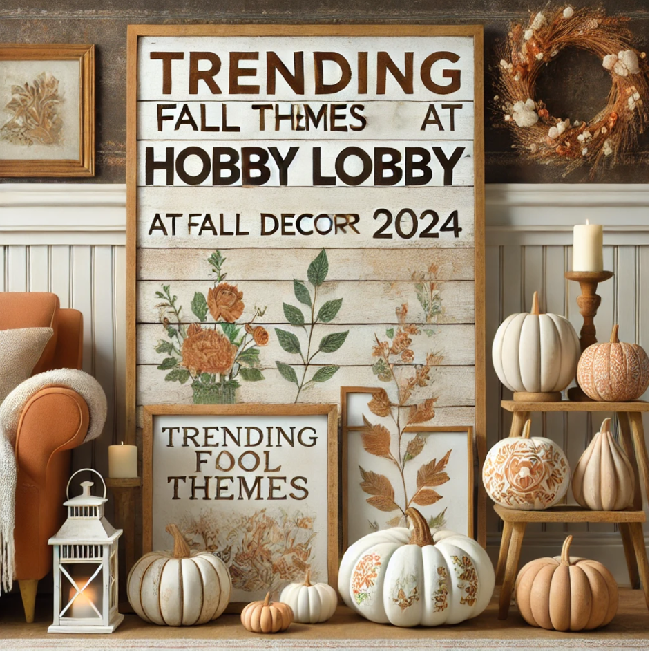 Trending Fall Themes at Hobby Lobby