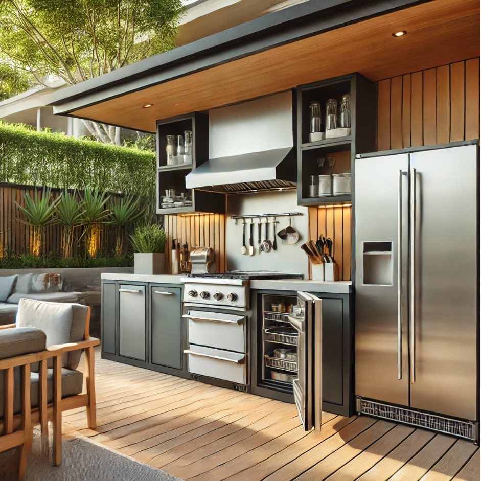 Install a Built-In Fridge and Storage