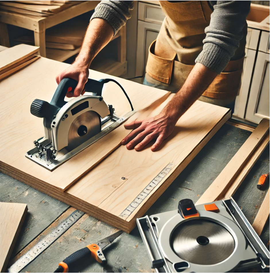 Cut the Plywood for the Cabinet Boxes