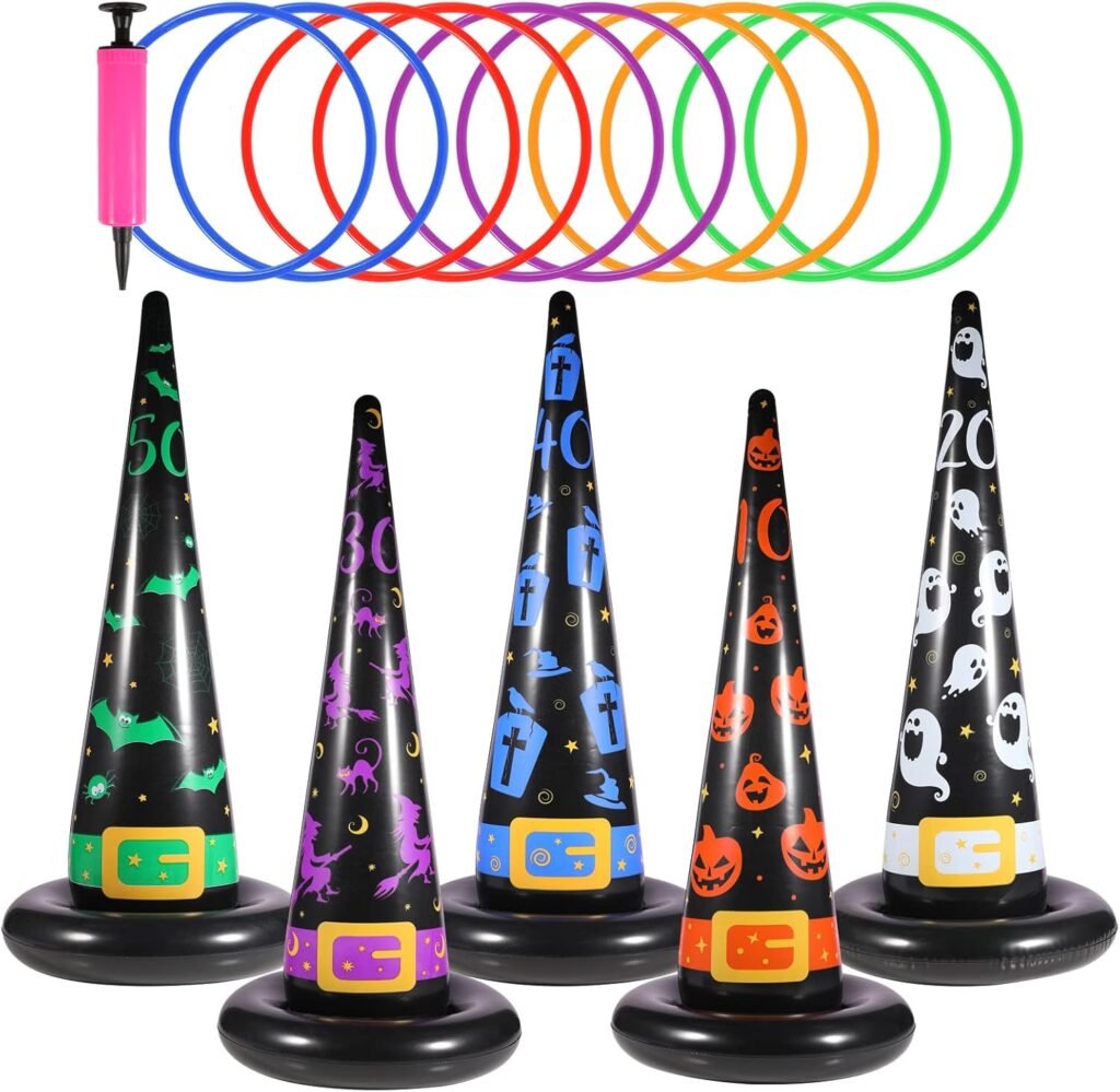 Inflatable Witch Hat Ring Toss