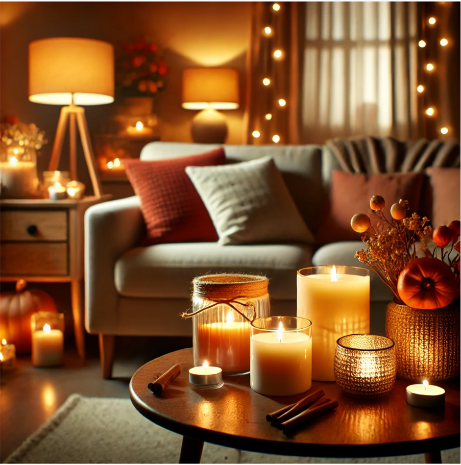 Seasonal Scents and Lighting