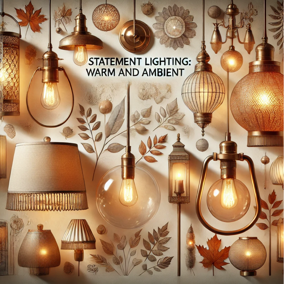 Statement Lighting: Warm and Ambient