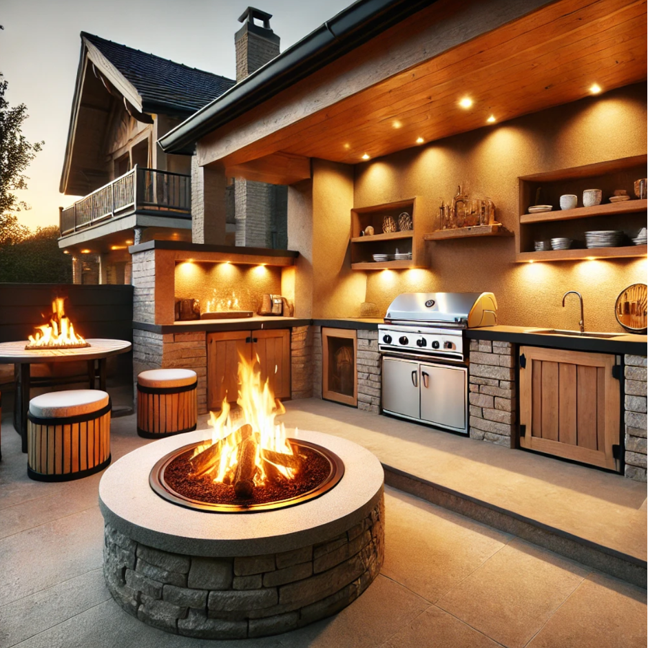 Include a Fire Pit or Fireplace