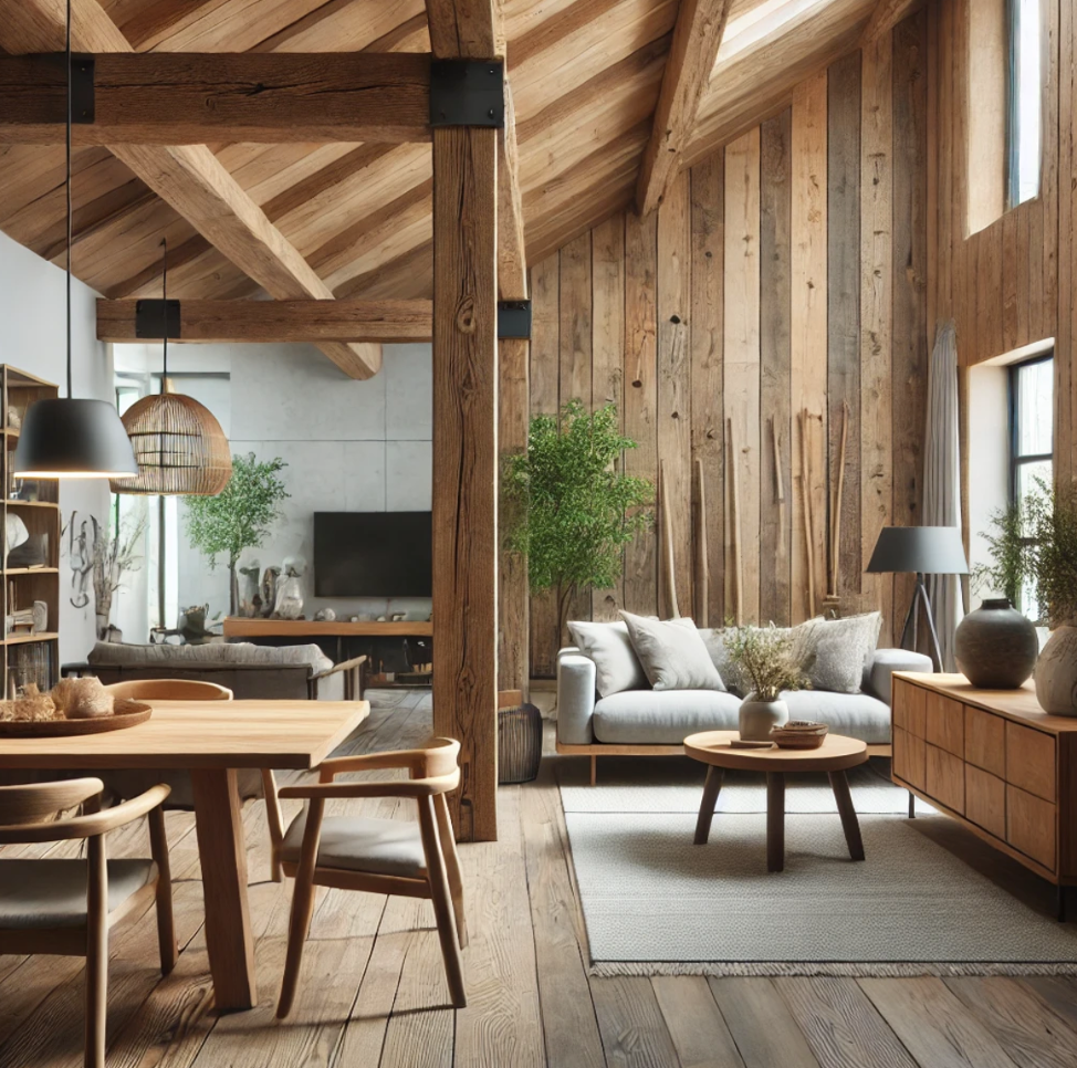 Blending Rustic with Modern Minimalism