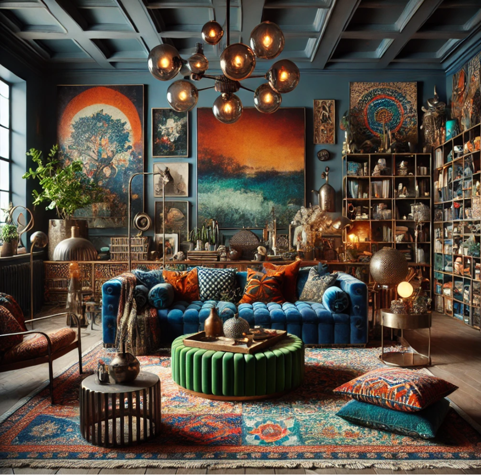 Bold Colors Maximalism design