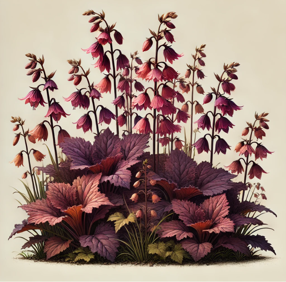 Coral Bells (Heuchera) low-maintenance garden