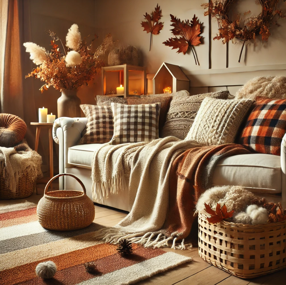  Cozy Textiles Fall decor ideas