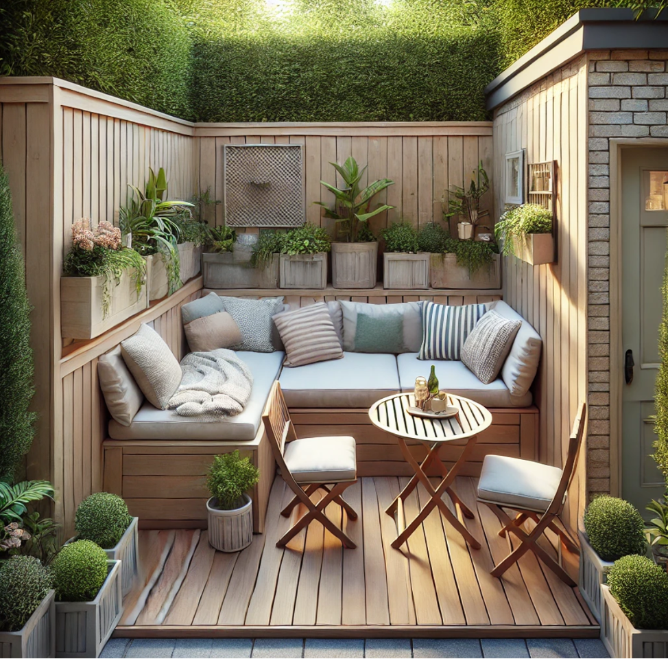 Landscaping Projects for Small Yards Create a Cozy Seating Area