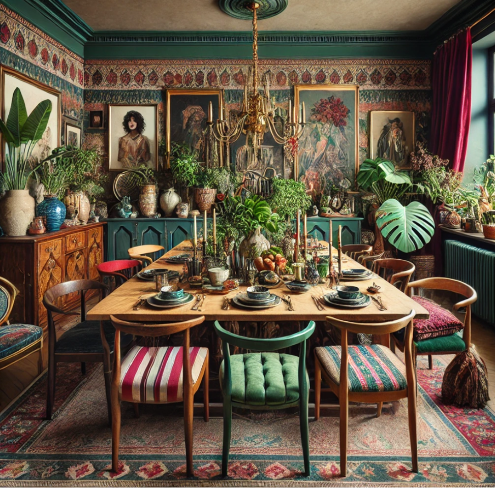 Maximalism design Curated Clutter