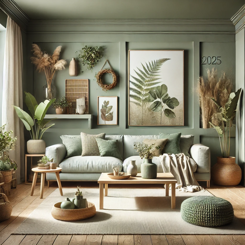 Muted Greens Interior Paint