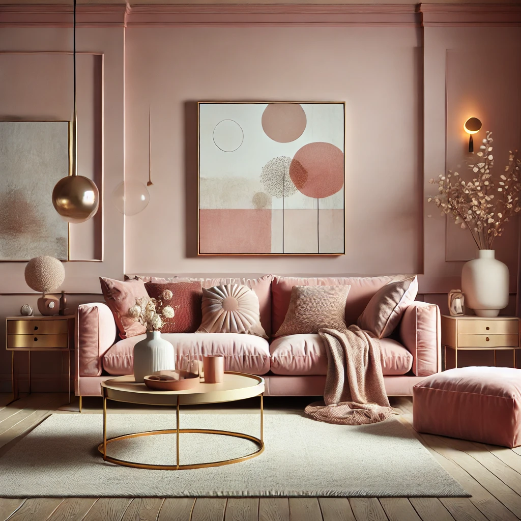 Soft Dusty Interior Pinks