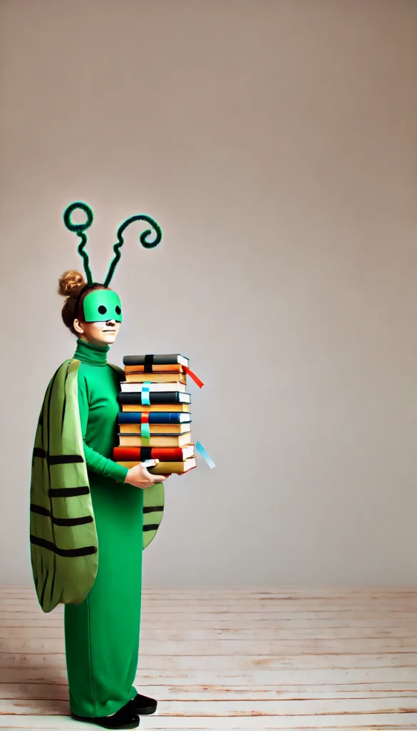 Bookworm – Last-Minute Halloween Costume