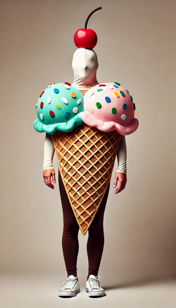 halloween costume Ice Cream Cone – Sweet and Unique