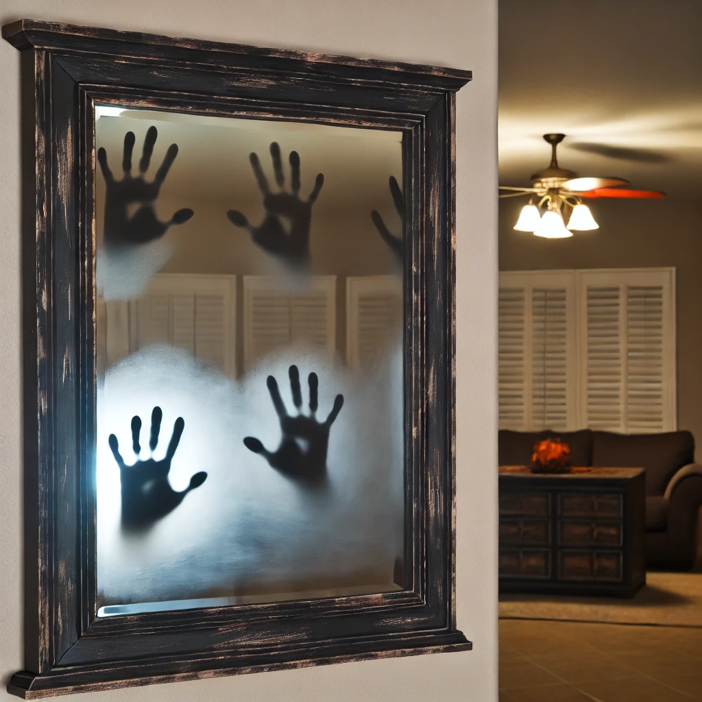 Haunted Mirror Illusions Halloween decor