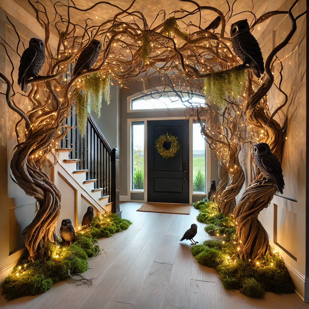 Enchanted Forest Entrance Halloween decor