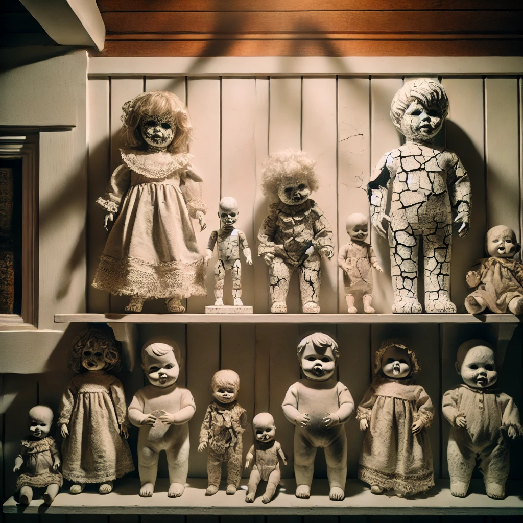 Halloween decor Creepy Dolls