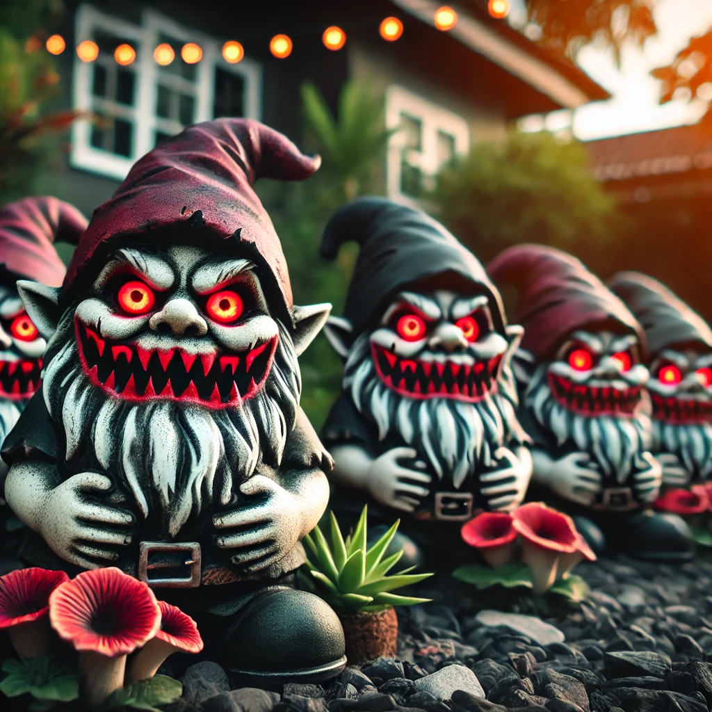 Scary Garden Gnomes