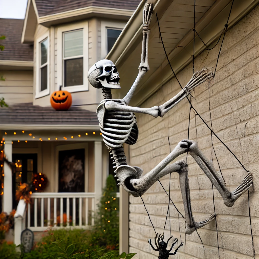  Climbing Skeletons Halloween decor