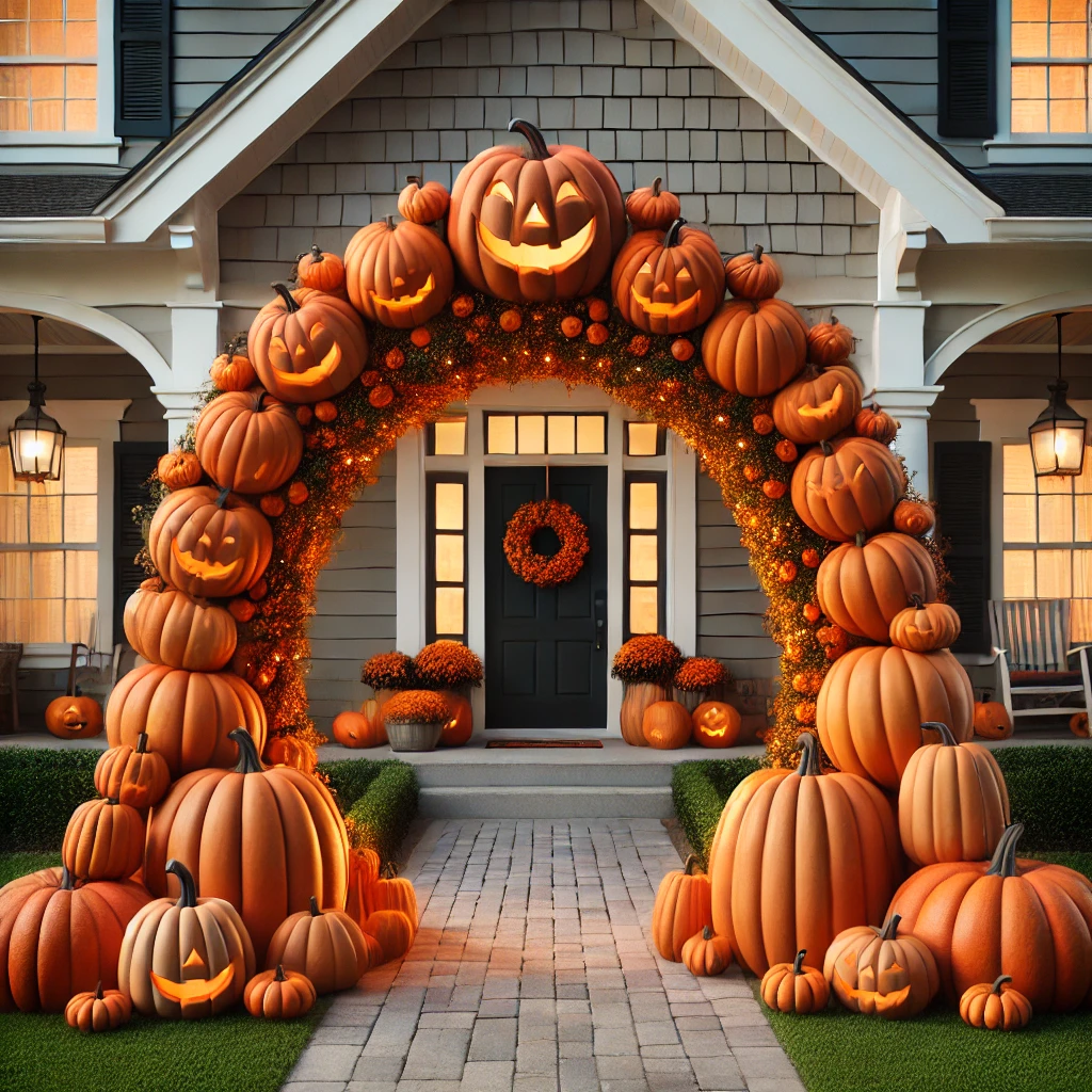 Pumpkin Archway Halloween decor