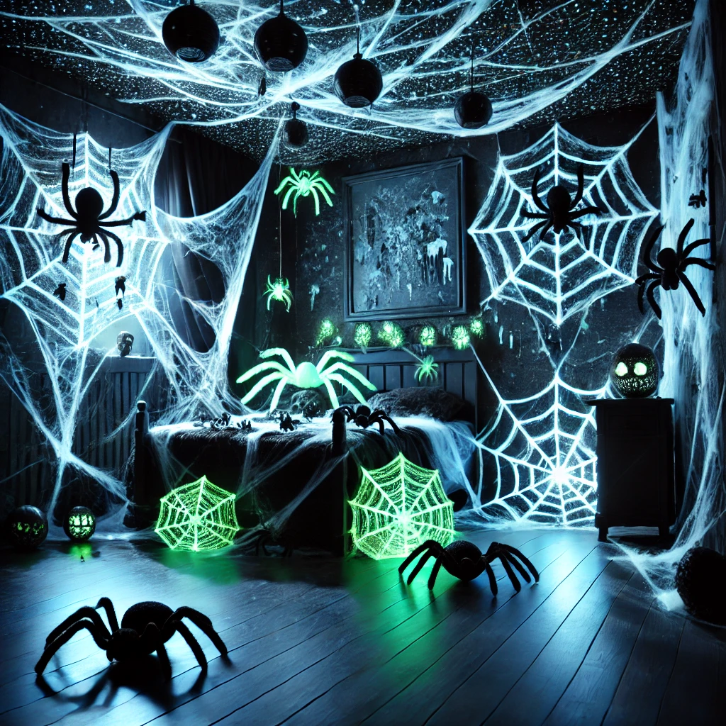 Blacklight Spider Room