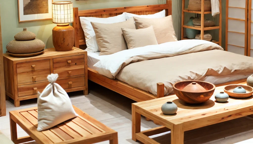 Feng Shui encourages the use of natural materials