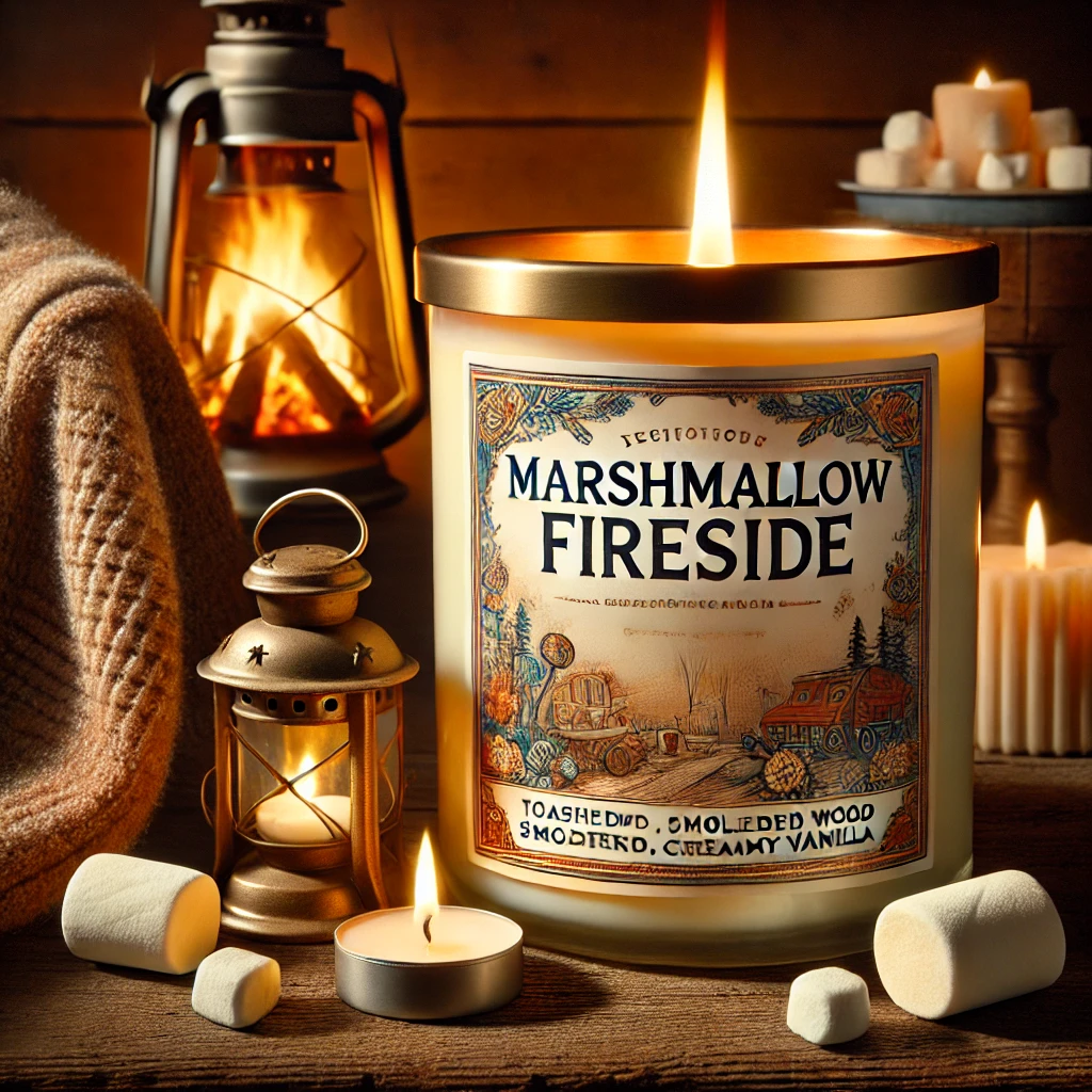 Marshmallow Fireside candles