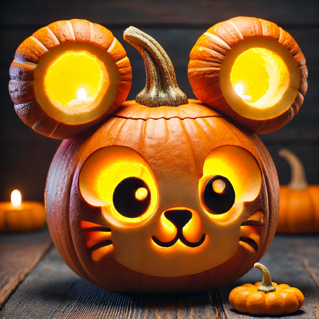 Pumpkin with Ears