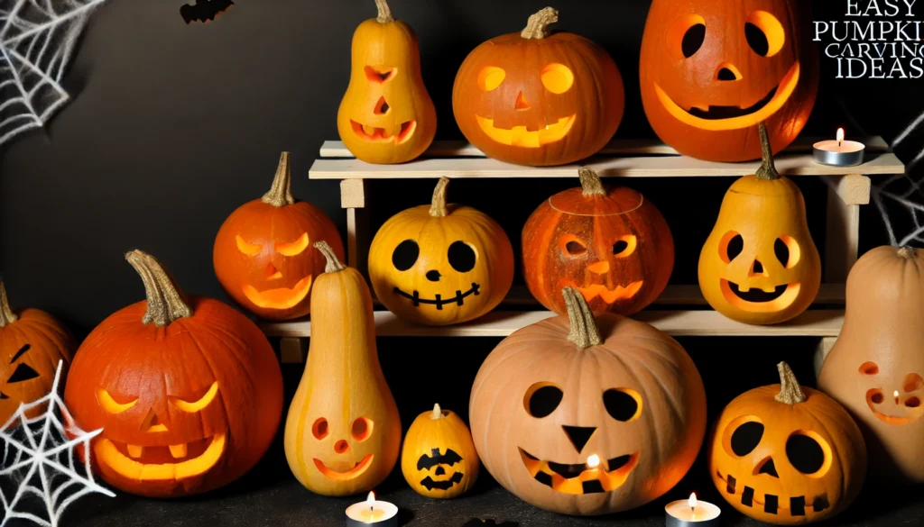 Easy Pumpkin Carving Ideas for Halloween