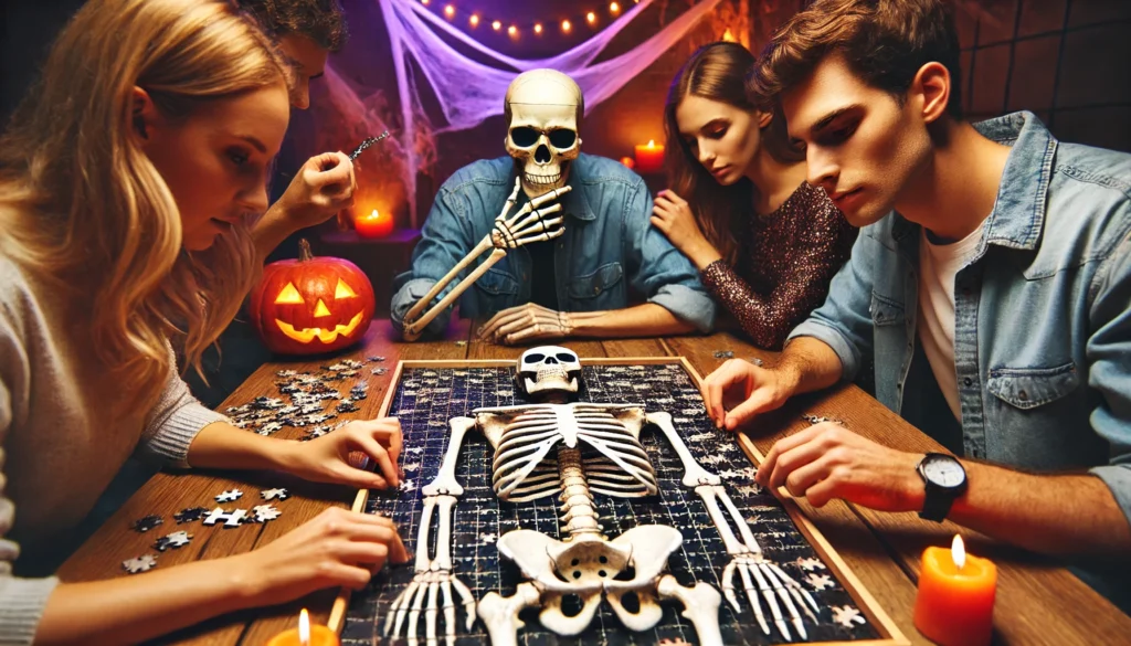 Skeleton Puzzle Race