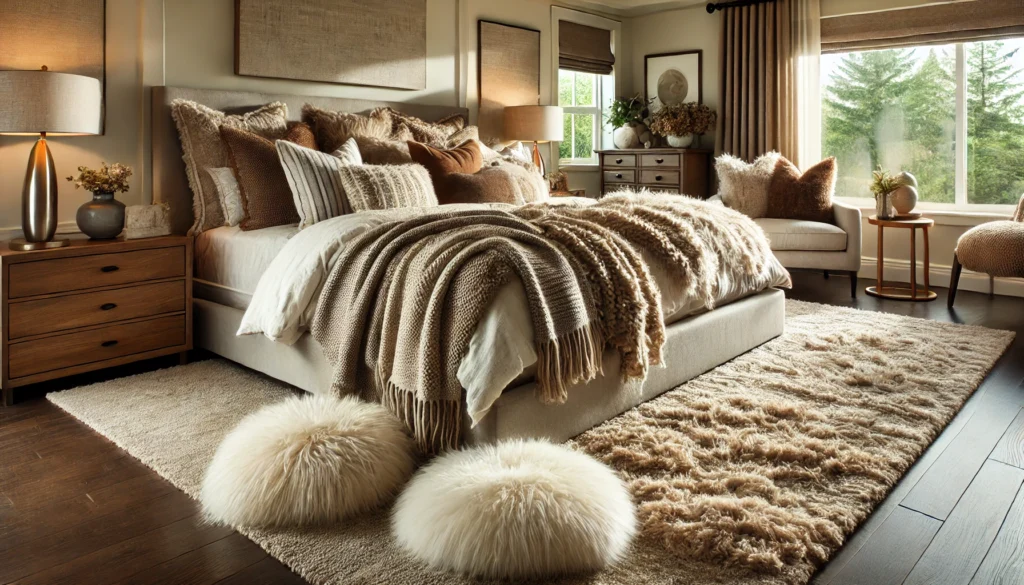 Incorporate Cozy Textures and Rugs