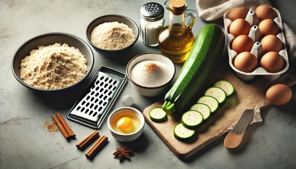 Ingredients for the Best Zucchini Bread