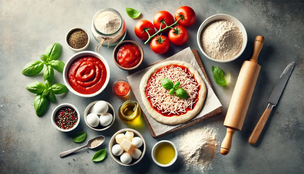 Ingredients for Homemade Pizza