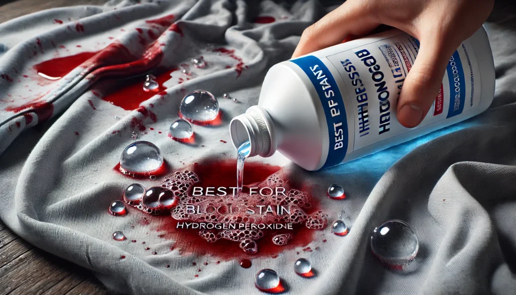 5. Best for Blood Stains: Hydrogen Peroxide