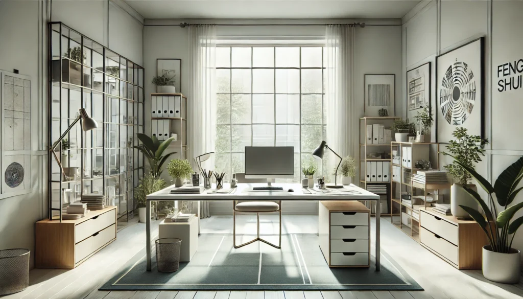 Feng Shui Office Layout with Window