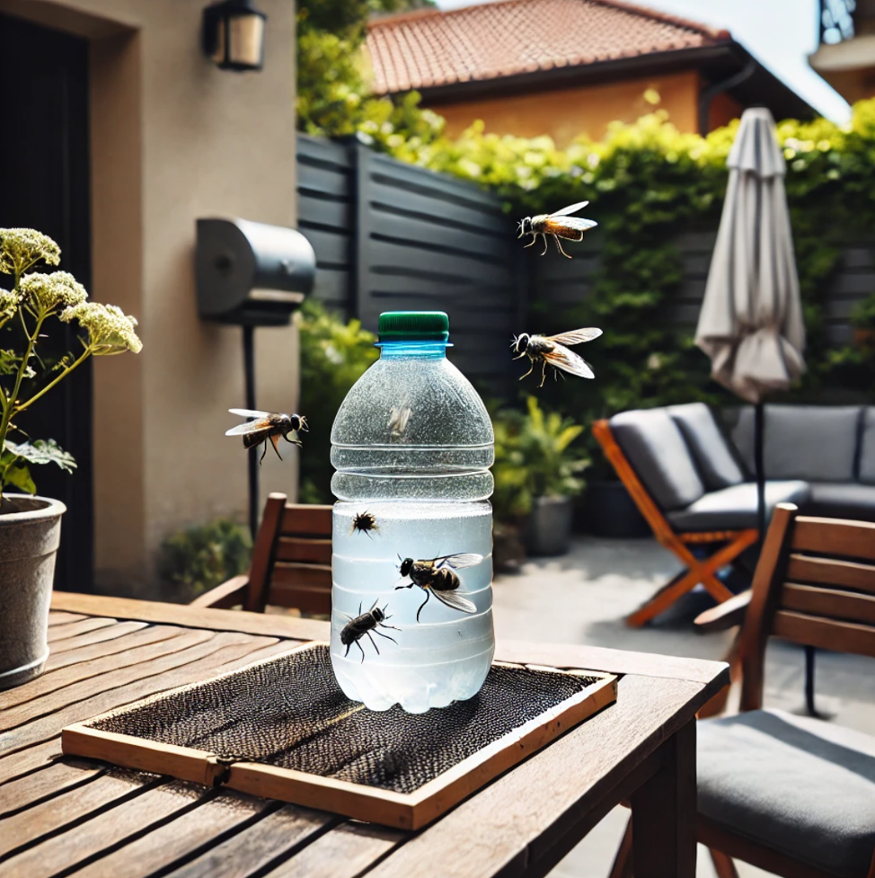 DIY Fly Trap with a Plastic Bottle