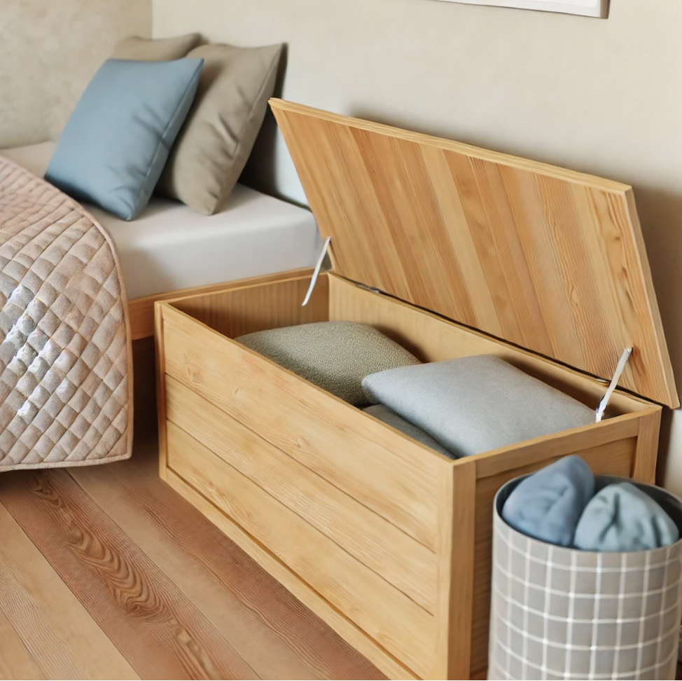 DIY Storage Bench or Ottoman