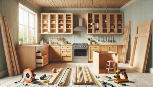 DIY kitchen cabinets