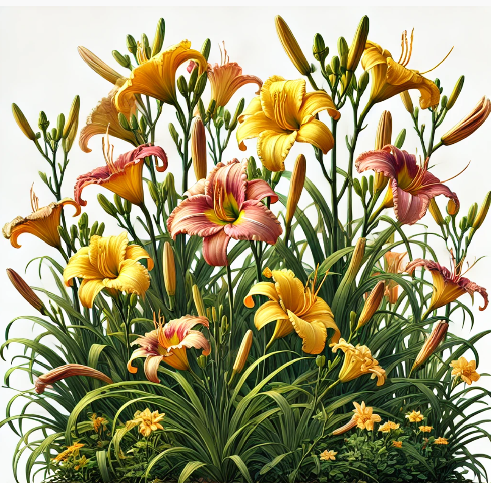 Daylilies (Hemerocallis) easy-to-grow perennials
