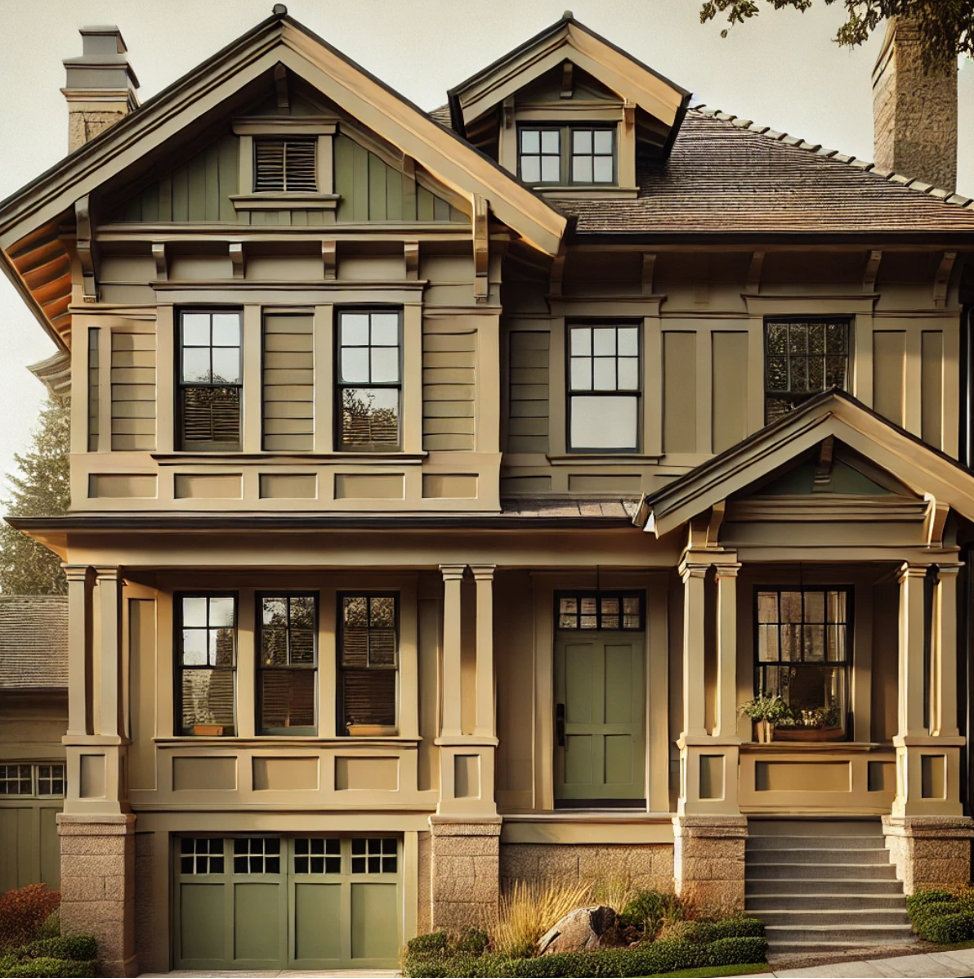 Earthy Neutrals: Organic and Timeless exterior paint trends 2025