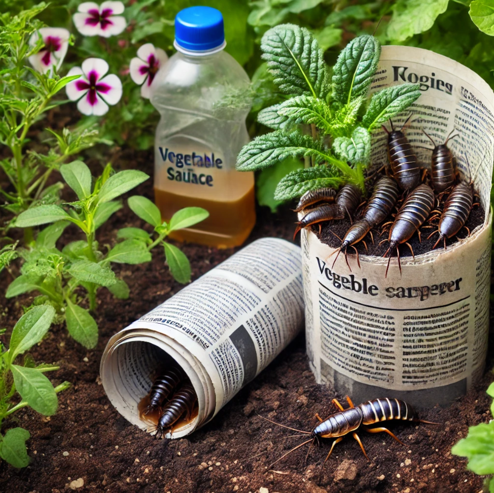 Earwigs organic garden pest control