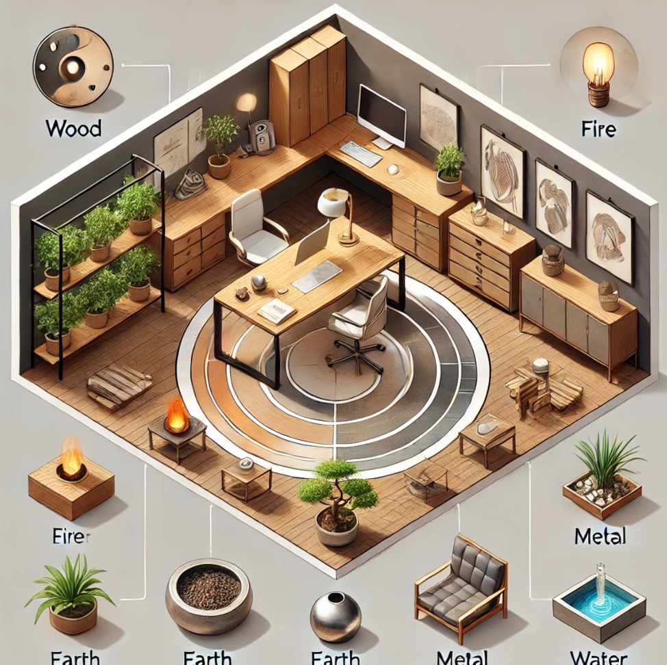 Incorporating the Five Elements Feng Shui Office