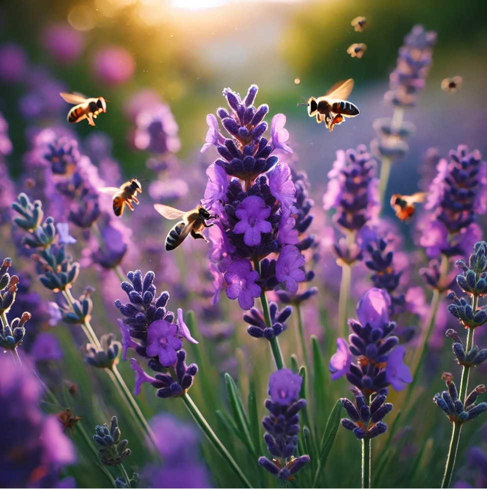 Lavender (Lavandula) natural insect repellent