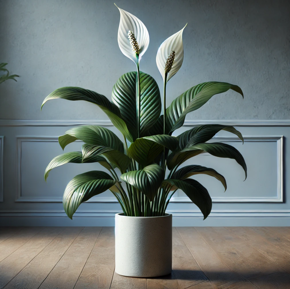 Peace Lily (Spathiphyllum) best indoor plants for air quality