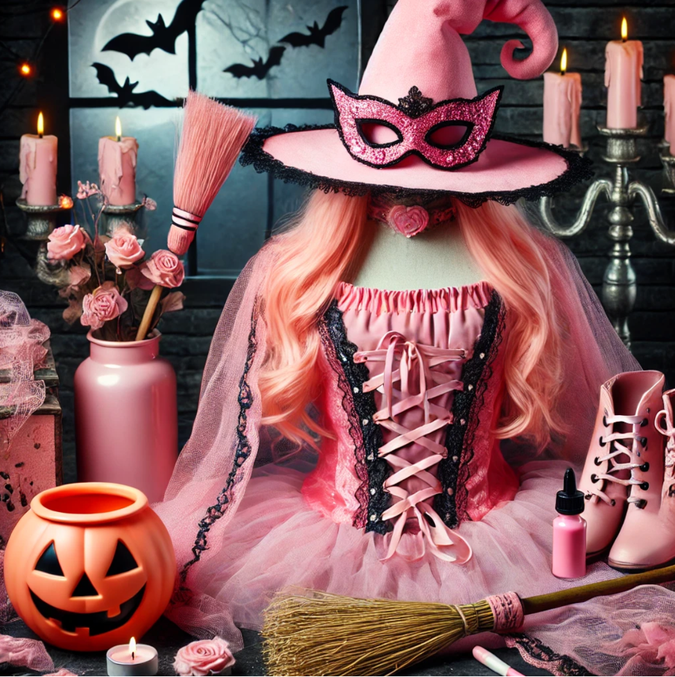 Pink Halloween Costumes and Accessories