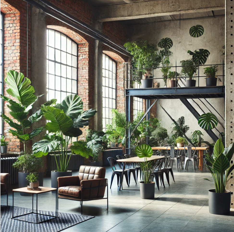 Plants and Greenery: Bringing Life to the Industrial Space