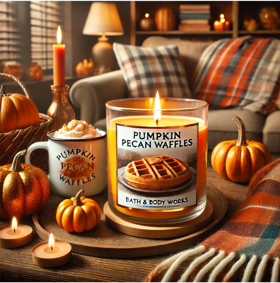 Pumpkin Pecan Waffles candles