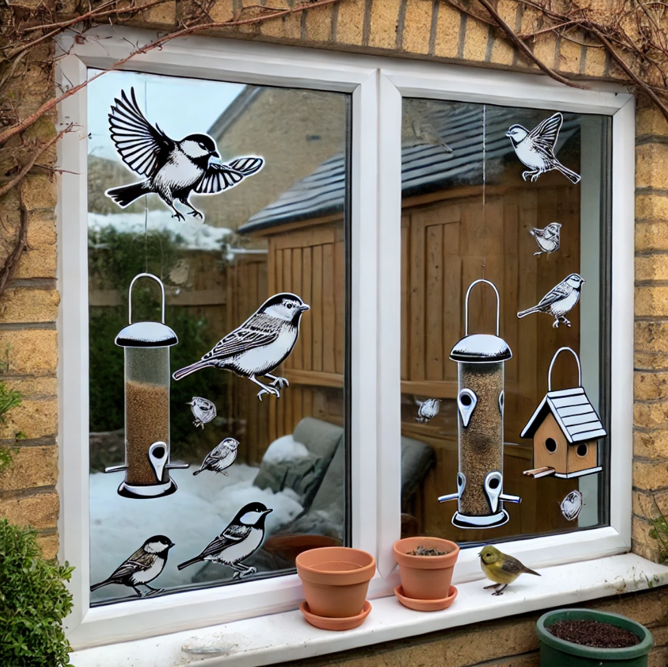 Reduce Window Collisions Attract Native Wild Birds