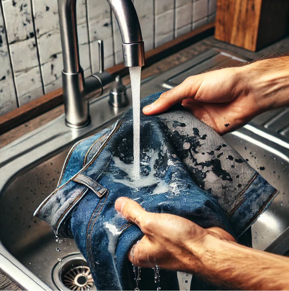 Rinse with Cold Water Remove Latex Paint from Clothes