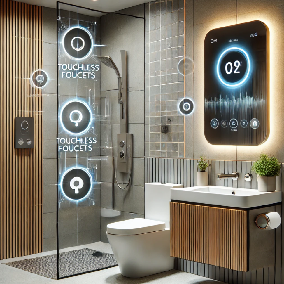 Small bathroom trends 2025 Seamless Integration of Technology